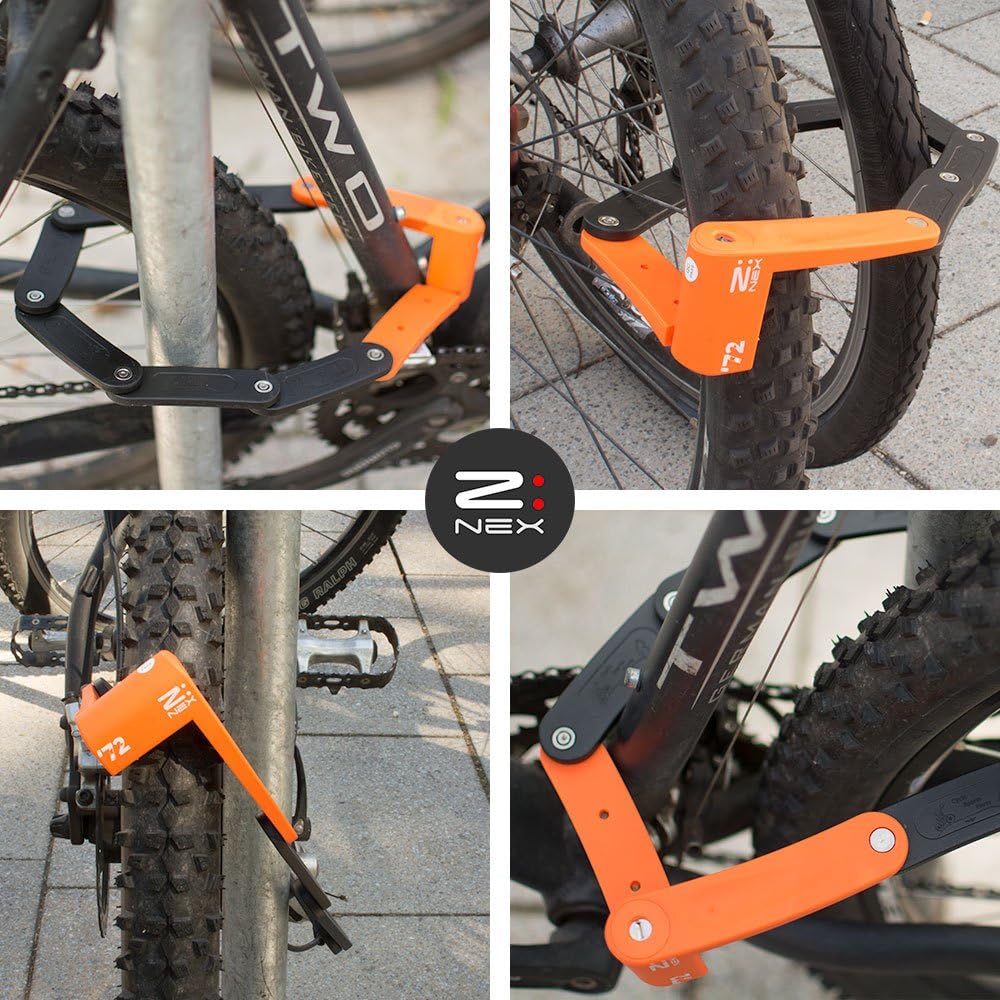 Fahrradschloss/Faltschloss/Gliederschloss mit hoher Sicherheitsstufe/Speziell gehärteter Stahl / 8 G