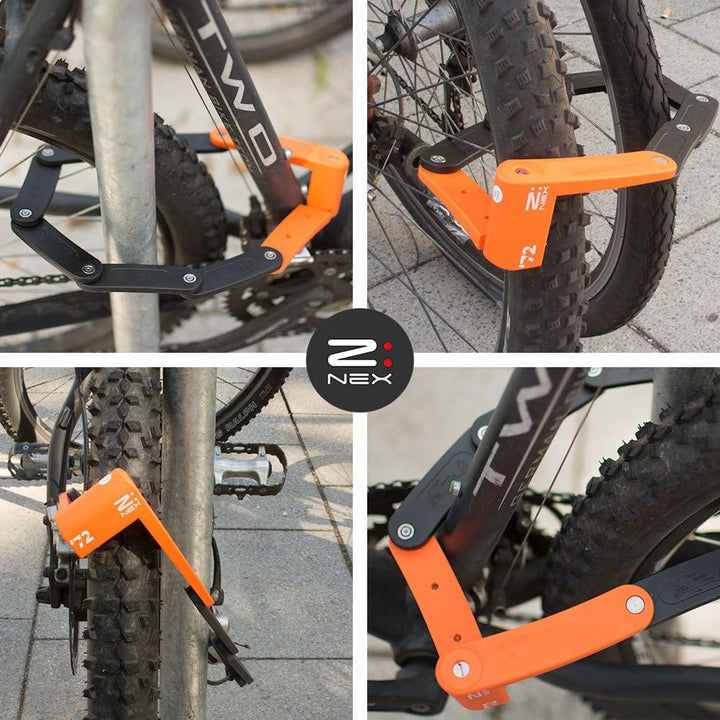 Fahrradschloss/Faltschloss/Gliederschloss mit hoher Sicherheitsstufe/Speziell gehärteter Stahl / 8 G