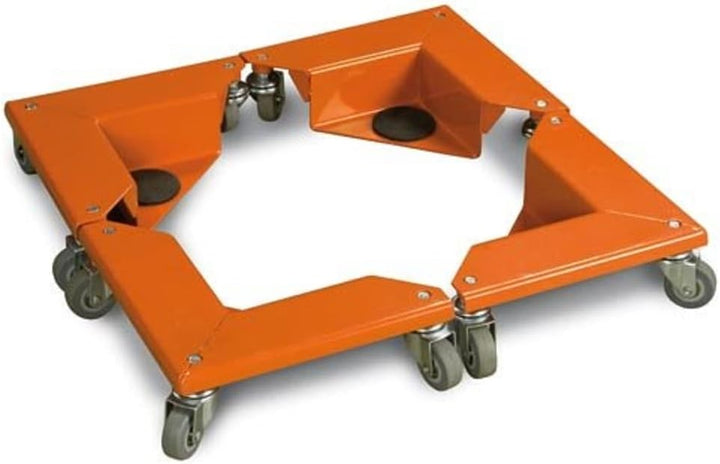 Unicraft Transportrollen, Ecktransportrollen ETR 4/150 (Tragkraft: 150 kg, niedrige Ladehöhe, Anti-R