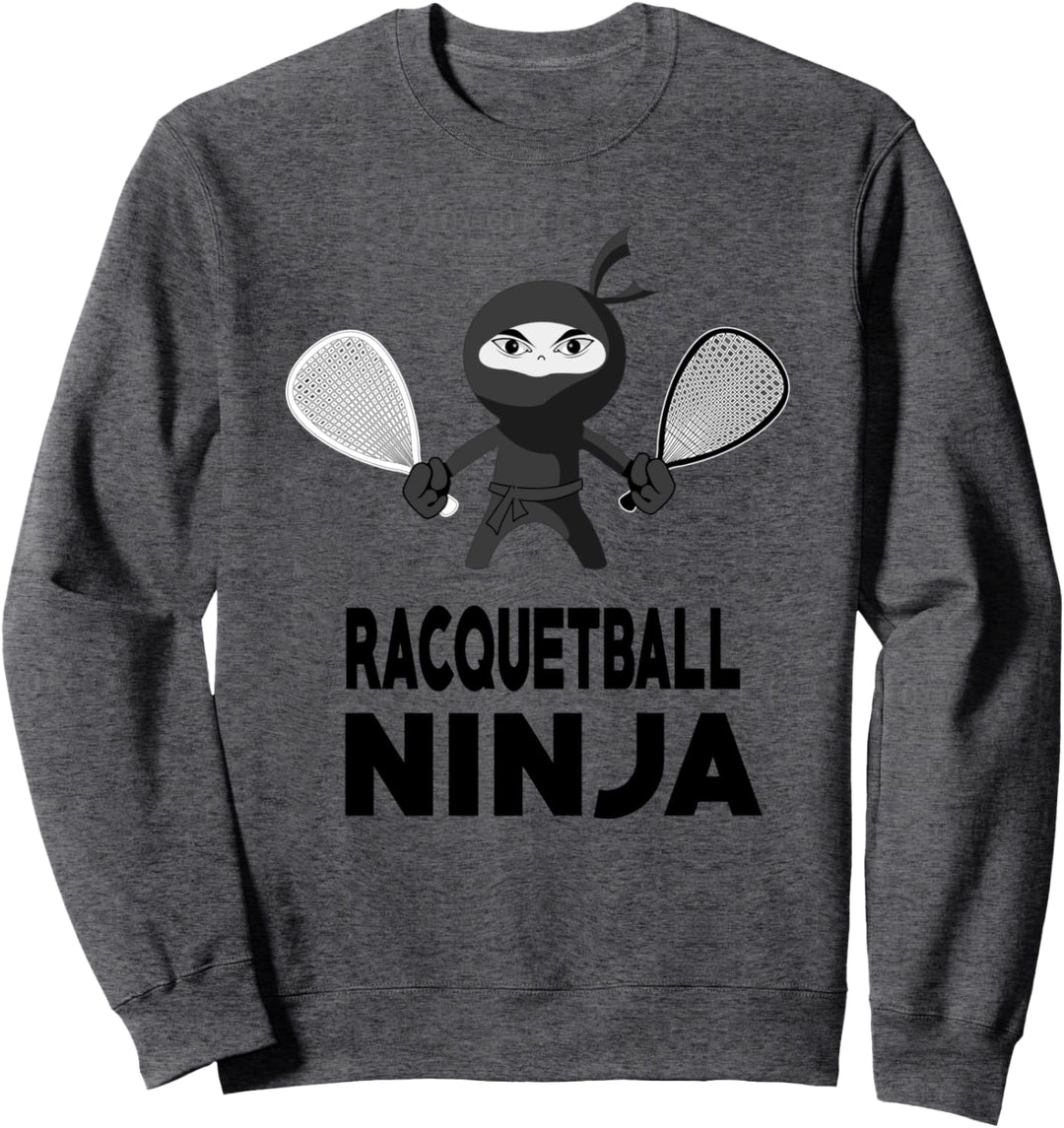Lustiger Raquetball für Spieler Ninja Sweatshirt