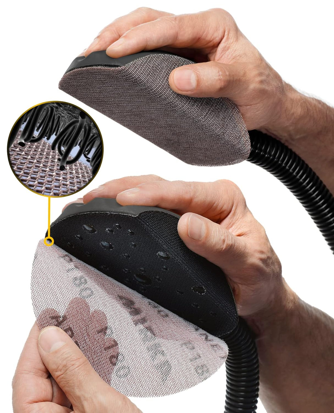 Mirka 9 a-241–180 6 Körnung 180 mesh Schleifmittel Staub Schleifscheiben, Box von 50 Scheiben Grit 1