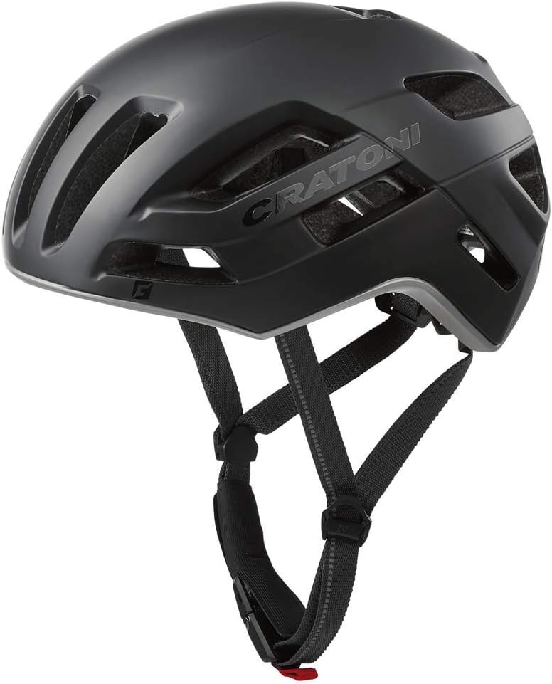 Cratoni Fahrradhelm Speedfighter schwarz matt 54-58