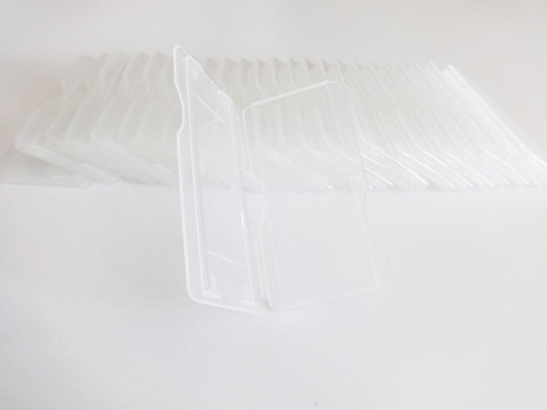 25 x Mikroskop-Glashalter für eine Rutsche, Kunststoff