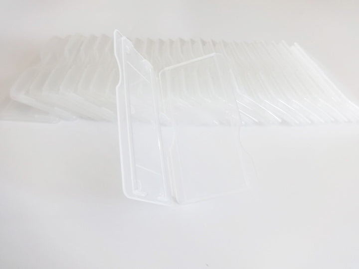 25 x Mikroskop-Glashalter für eine Rutsche, Kunststoff