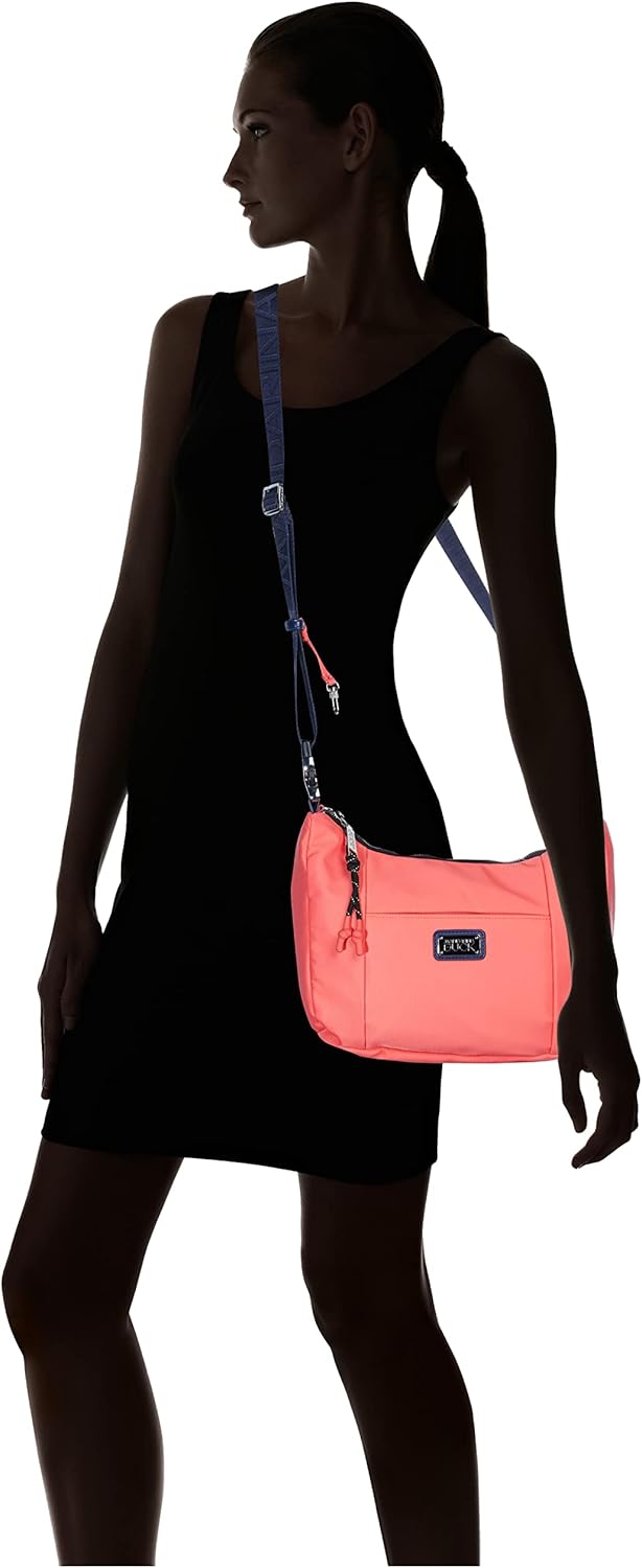 Mandarina Duck Damen Stil Buckled Pouch Coral, Coral