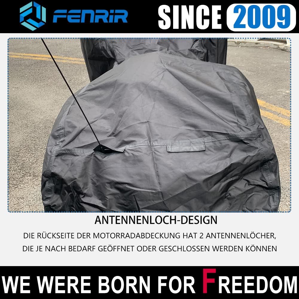 FENRIR 420DOxford-Stoff Motorrad abdeckplane motorradabdeckungen Outdoor wasserdicht motorradgarage