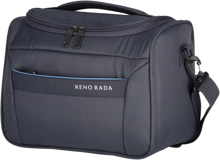 Kosmetikkoffer MEDON Beautycase | praktische Kulturtasche mit abnehmbarem Schultergurt | DREI Steckf