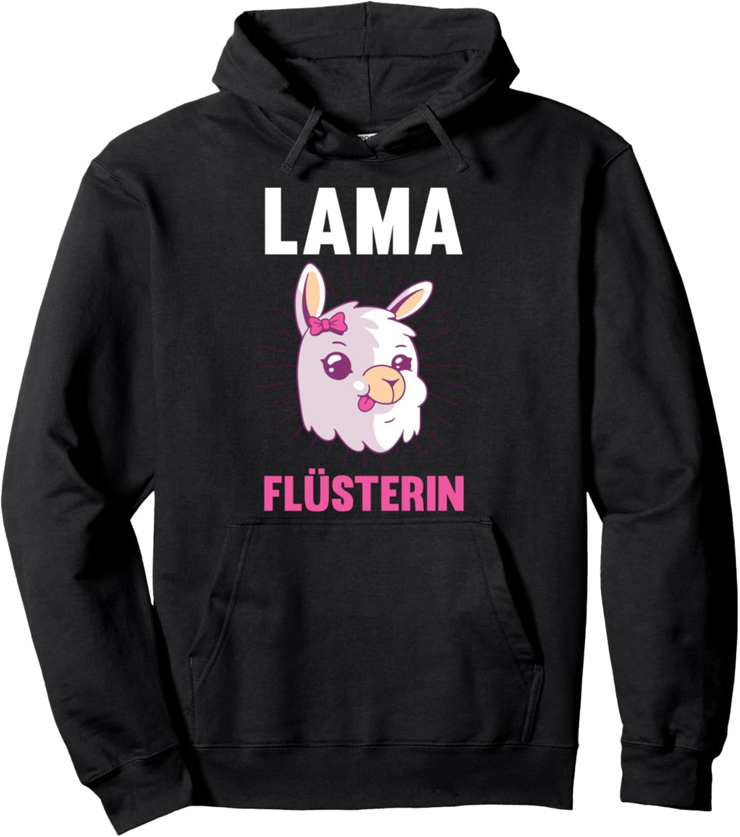 Lama Flüsterin Pullover Hoodie