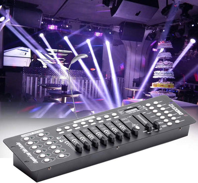 UKing DMX Controller, 192 Kanäle DMX512 Controller Konsole 240 Szenen für MINI DMX-Controller DMX-Li