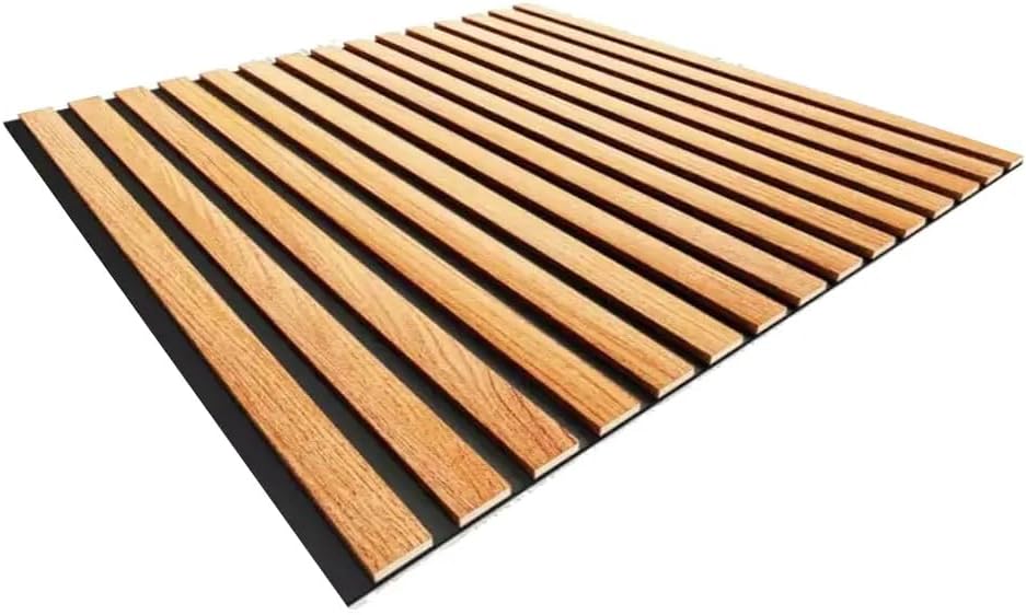 Dekorative Wandpaneele mit Filz und MDF Leisten – 60x60 cm - Nachhallreduzierend & Flexibel – 3 mm F