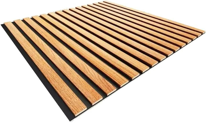 Dekorative Wandpaneele mit Filz und MDF Leisten – 60x60 cm - Nachhallreduzierend & Flexibel – 3 mm F