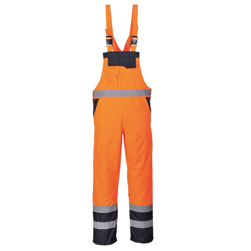 Portwest Winterlatzhose, gefüttert, Grösse: XL, Farbe: Orange, S489ORRXL