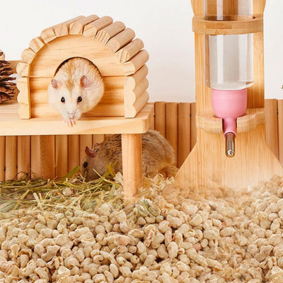 Hamster-Einstreu, Staubfreie Maiskolben-Pellets für Haustierbett, Kaninchen, Eichhörnchen, Hamster,