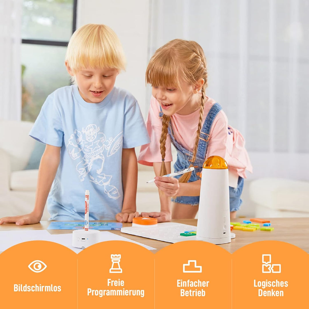 Künstler-Erweiterung Kodierungsset für Programmierbare Roboter für Kinder ab 4 Jahren Codieren von L