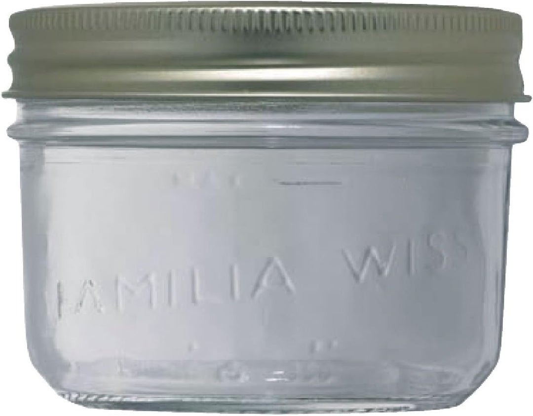 Le Parfait 1659600 Familia Wiss Einmachgläser, aus Kalk-Natron-Glas, durchsichtig, 25 x 16 x 7 cm, 6