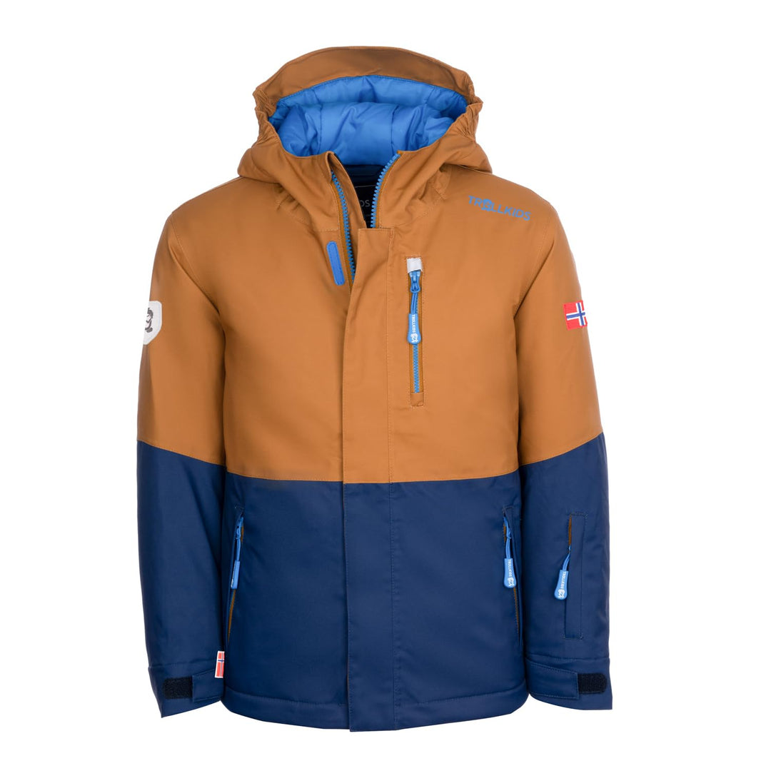 Trollkids Hallingdal Mädchen Skijacke 92 Bronze/Marineblau, 92 Bronze/Marineblau