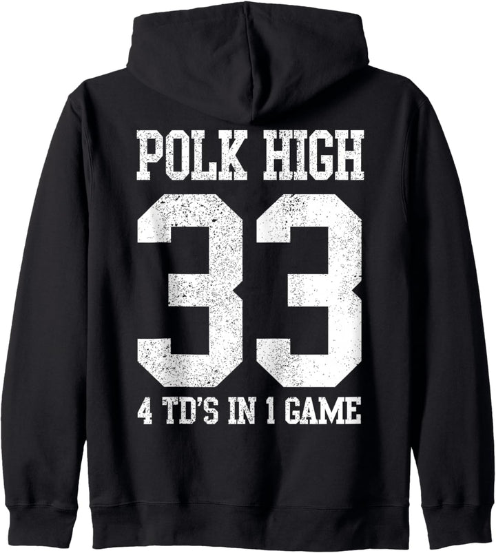 Polk High 4 Touchdowns Kapuzenjacke