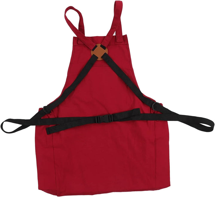 Gartenschürze, 210D PVC Stoffschürze mit Taschen, robuste Arbeitsschürze für Frauen und Männer, Gart