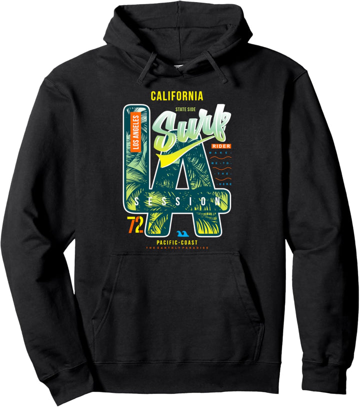 Enjoy Travel & Wear Los Angeles California Graphic Design Pullover Hoodie