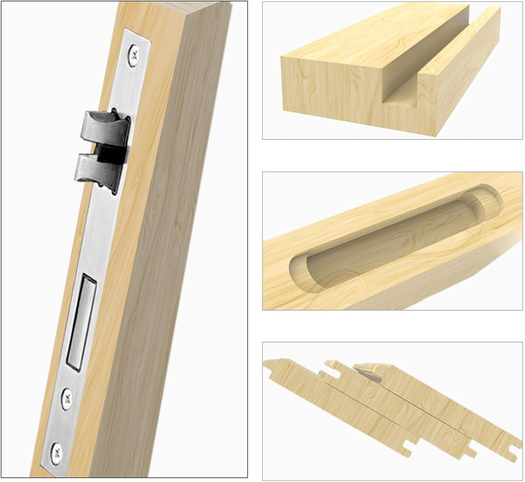 Holz Fräswerkzeug, 2 in 1 Schlitzhalterung mit Unsichtbarem Befestigungselement, Holzbearbeitungs Fr