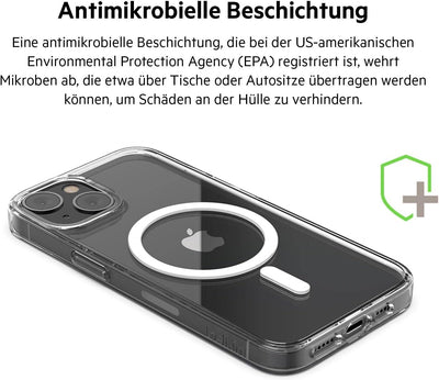 Belkin MagSafe-kompatible Hülle für das iPhone13 mit antimikrobieller Beschichtung, integrierten Mag