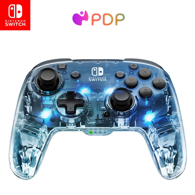 Afterglow LED drahtlos Deluxe Gaming Controller - Lizenziert durch Nintendo für Switch and OLED - RG