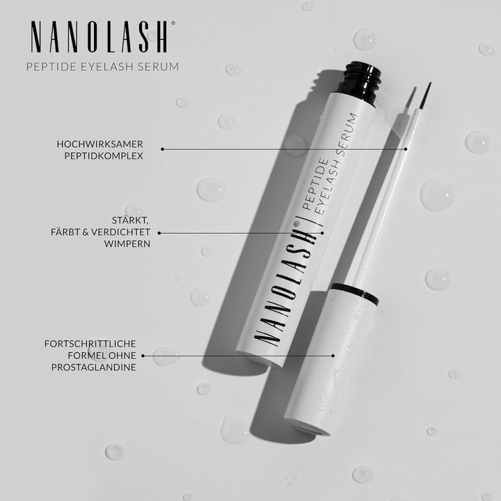 Wimpernserum Nanolash 5 ml - Wimpern serum ohne hormone, Serum für Wimpern, Wimpern serum mit Peptid