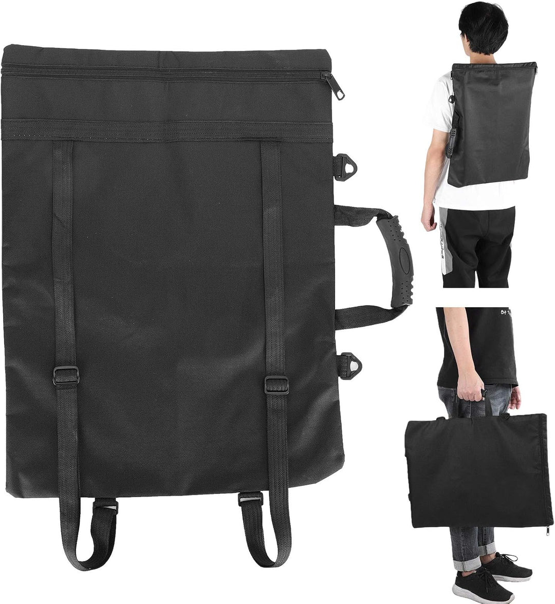 GLOGLOW Tragbarer A3 Zeichenbrett-Rucksack, Multifunktional Wasserdicht, mit Edelstahl-Metallreissve