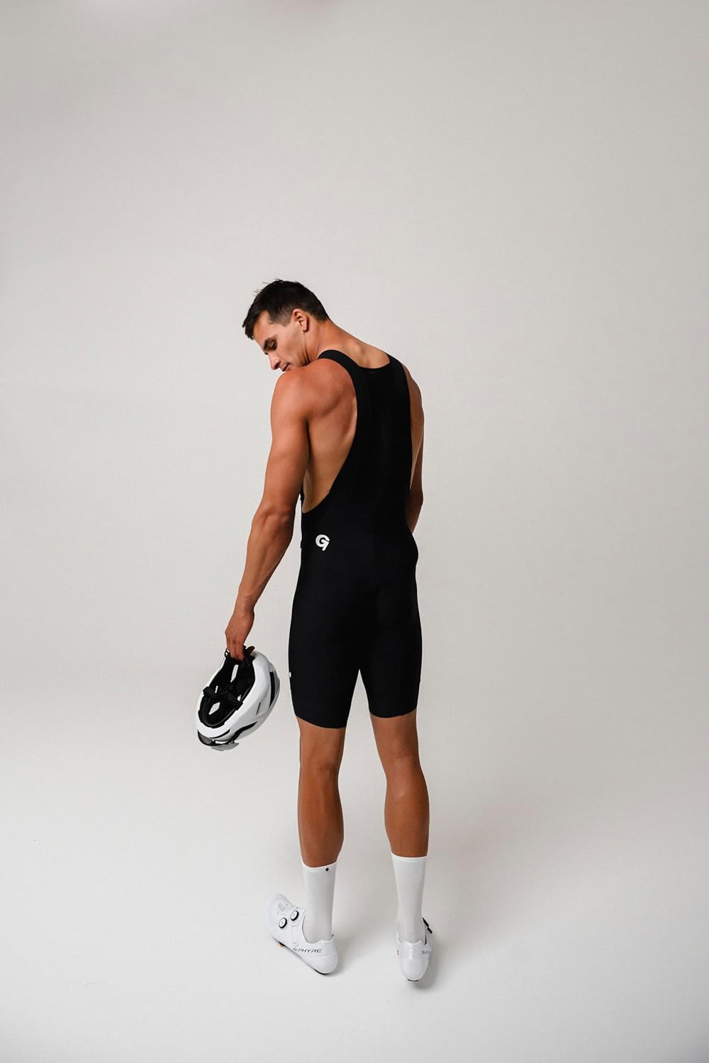 Gonso Herren Radhose SQlab GO M, kurze Fahrradhose mit Sitzpolster, Radlerhose tight fit Sqlab Bib s