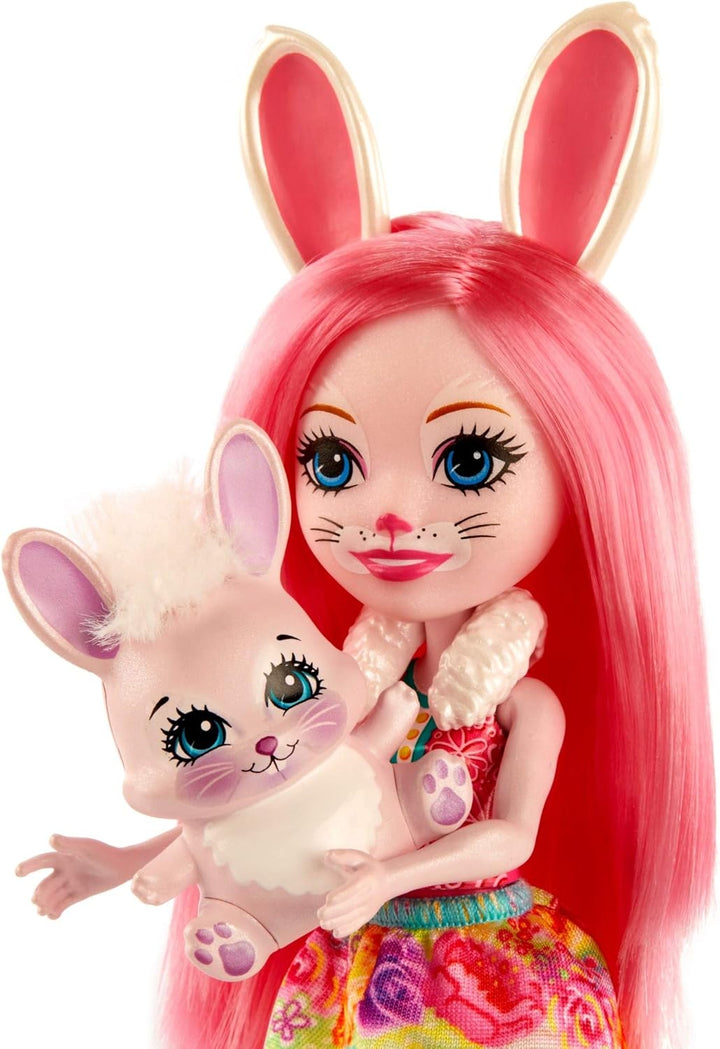 Enchantimals GLD41 - Tolle Teeparty Spielset, Puppen Bree Bunny und Patter Peacock (15,24 cm), ihre