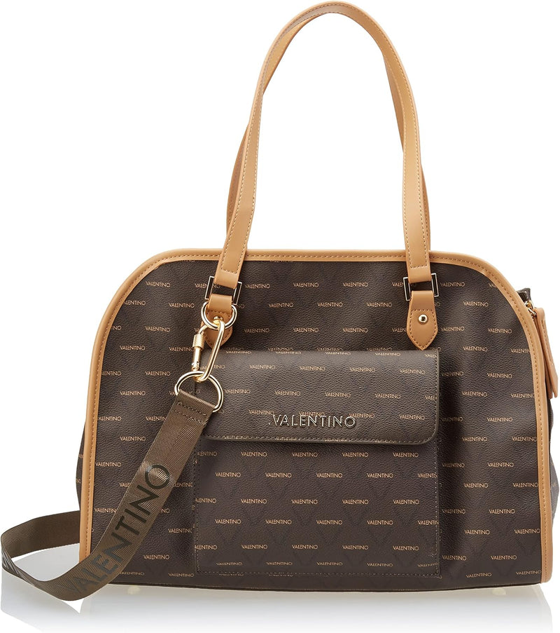 Valentino Unisex 6NO-Burger Rucksack Herren, Cuoio/Mehrfarbig