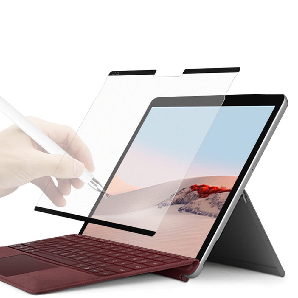 Magnetische Papier Schutzfolie für Surface Go 4/3/2, Wiederverwendbar Matt Papierfolie zum Zeichnen,