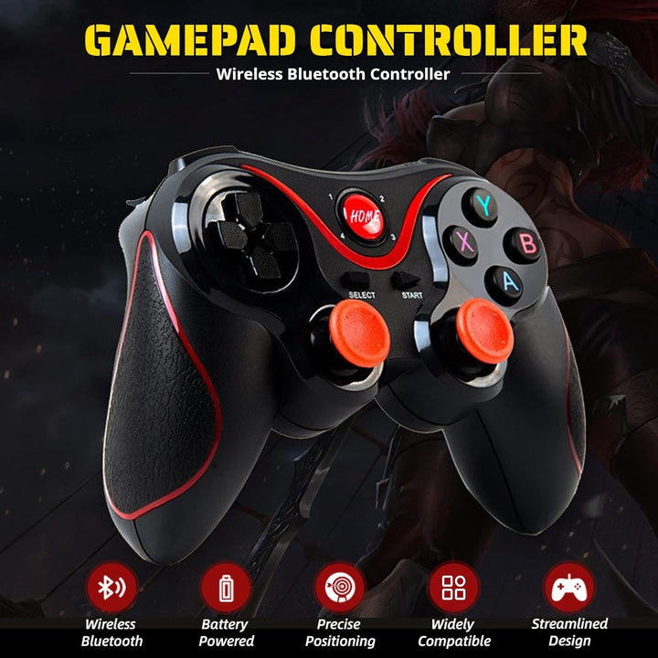 Cuifati Kabelloser Gaming-Controller, Unterstützt Bluetooth, Kabelgebundenen und Kabellosen Modus, R