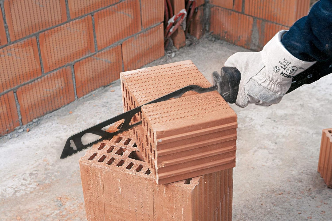 Bosch Professional Säbelsägeblatt S 1243 HM Endurance for Brick (für Baustein, 300 x 50 x 1,5 mm, Zu