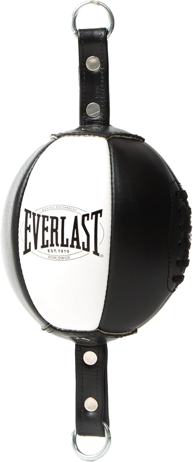 Everlast Unisex – Erwachsene 1910 Doule End Speed Bag Punching S Schwarz/Weiss, S Schwarz/Weiss