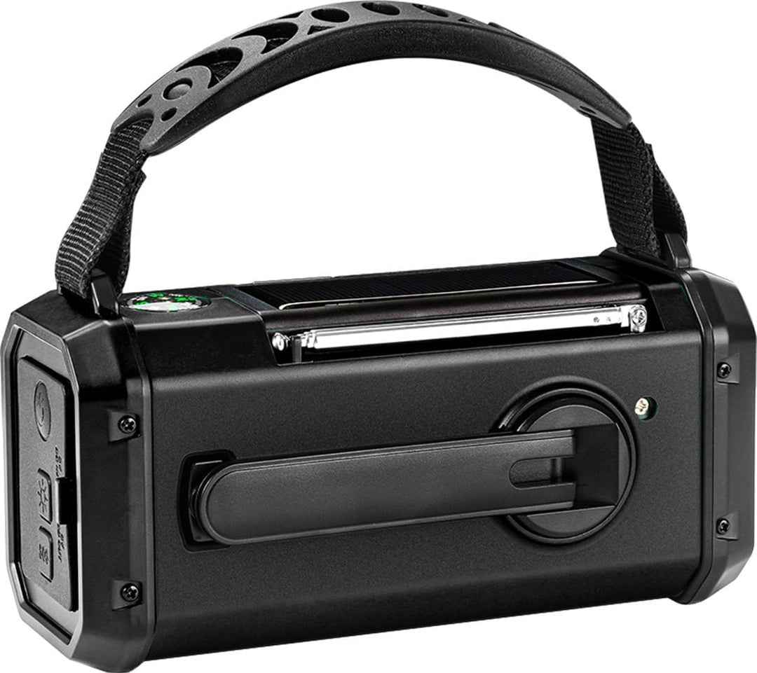 Ishiva 10000mAh Notfall Solarradio, Handkurbel und Batteriebetrieb, AM/FM tragbares wiederaufladbare