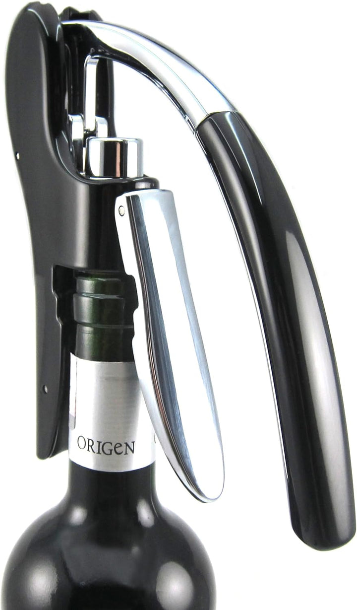 Best Utensils Profi-Flaschenöffner, Zinklegierung, mit Hebel, Korkenzieher, mit Folienschneider, Kel
