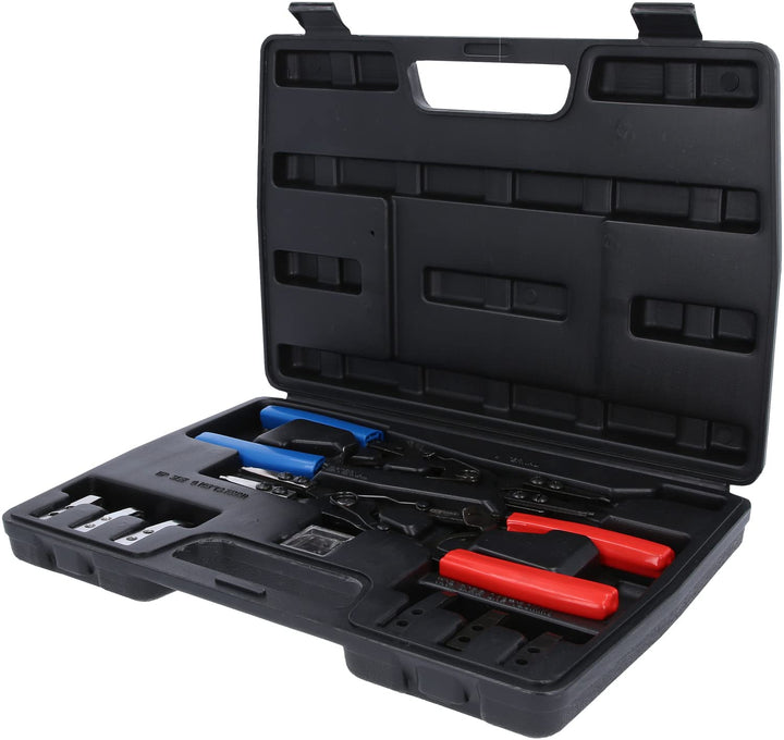 KS Tools 500.1350 Sicherungszangen-Satz mit Ratschenfunktion, 20-tlg.