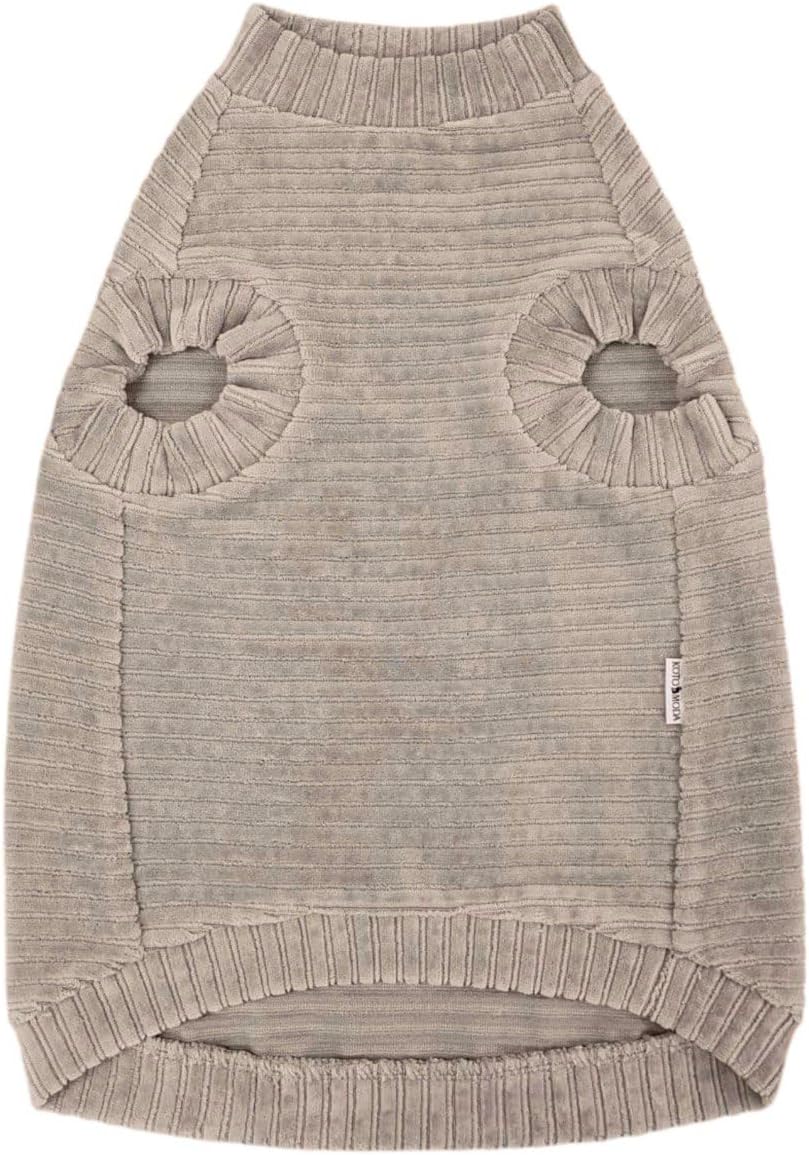 Kotomoda Katzen-T-Shirt aus Cord fьr Sphynx und nackte Katzen (klein, Taupe) Small taupe, Small taup