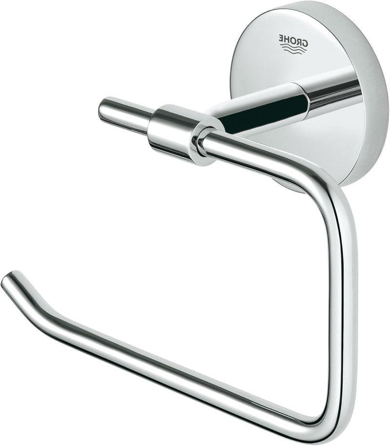 GROHE Bau Cosmopolitan - WC-Papierhalter (Material: Metall, verdeckte Befestigung, zum bohren oder k