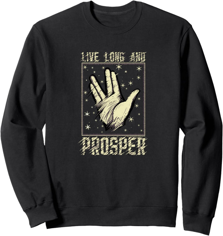 Star Trek: The Original Series Live Long & Prosper Sketchy Sweatshirt