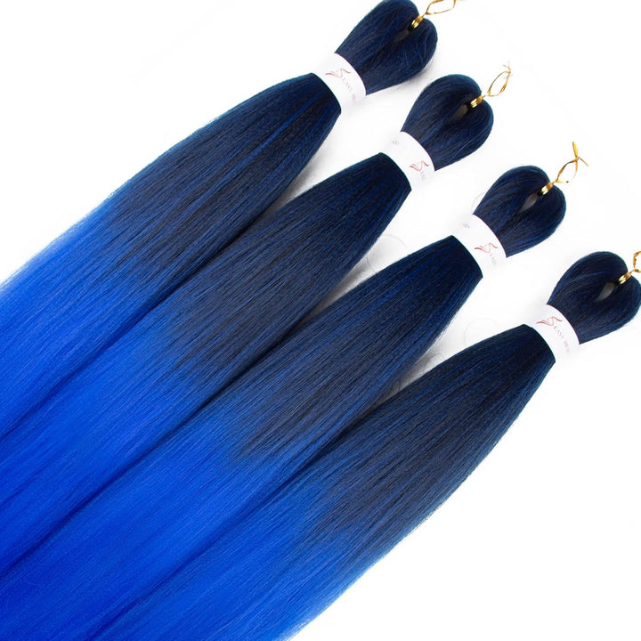 Pre-stretched Braiding Hair Professional Easy Crochet Braid Hair 26 Inch 8 Packs Hot Water Setting S