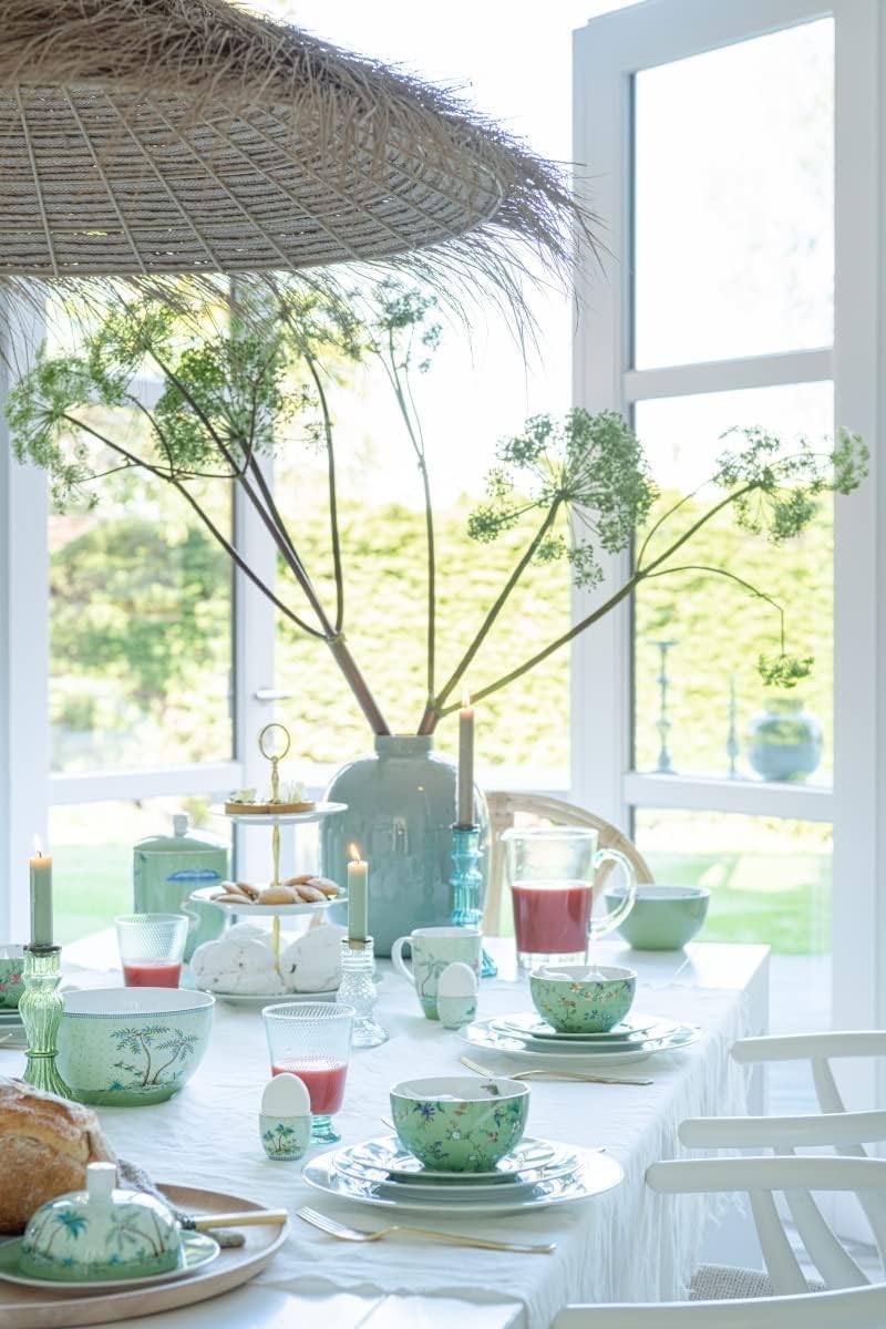 PiP Studio 51020153 Jolie Flowers Green Teeset gross Set3 (1 Set)