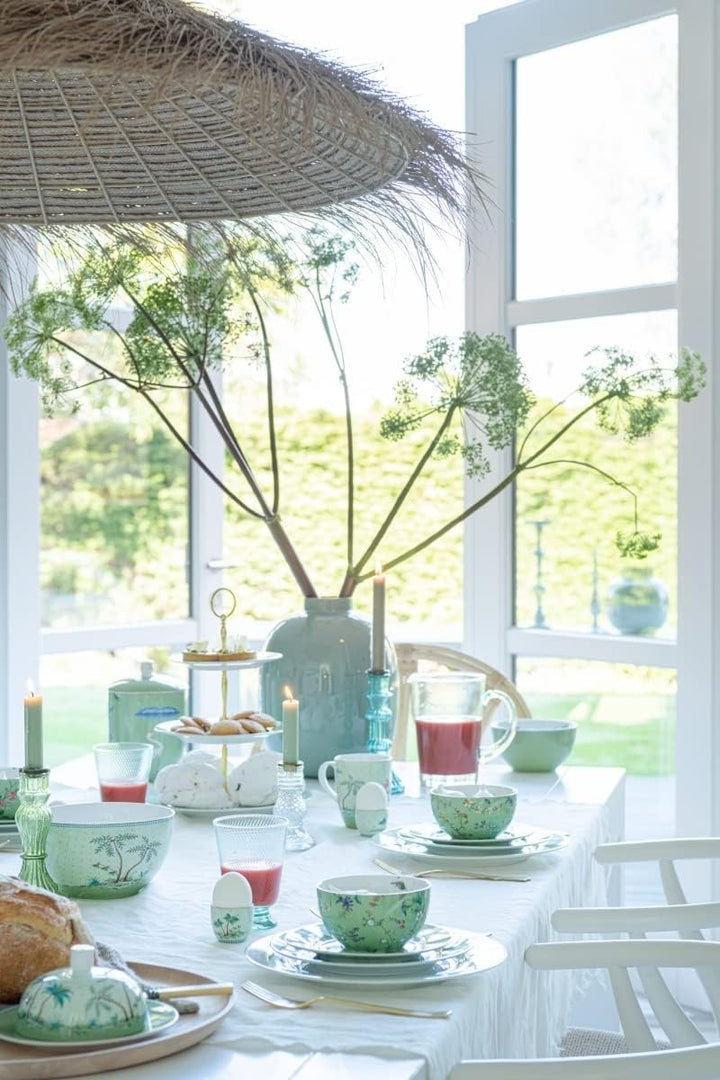 PiP Studio 51020153 Jolie Flowers Green Teeset gross Set3 (1 Set)