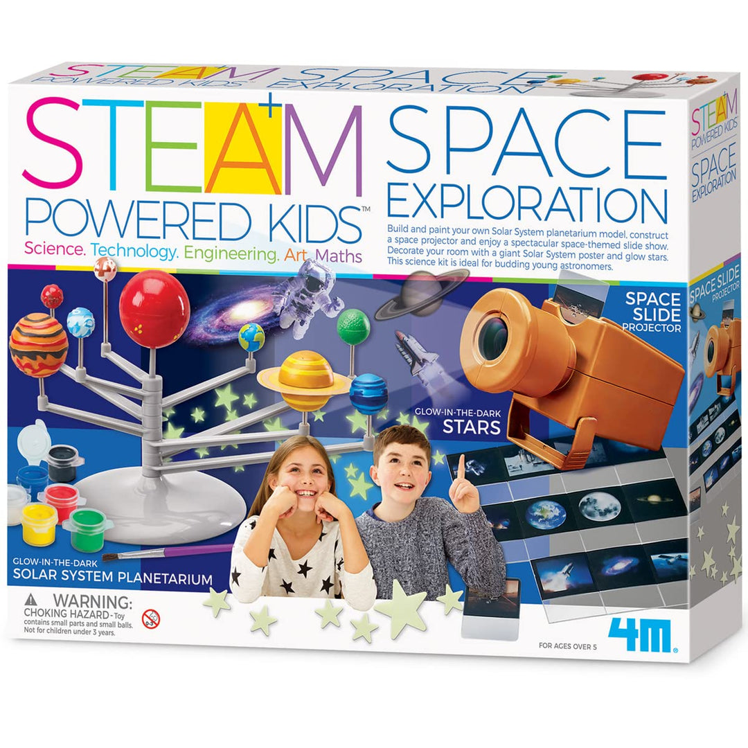 4M STEAM Powered Kids Space Exploration - Experimentierkasten Kinder ab 8 Jahre, Mint Lernspielzeug