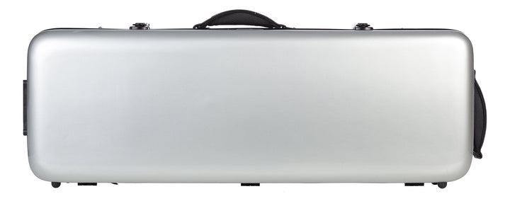 Bratschenkoffer Glasfaser Oblong 38-43 silbern M-Case + Notentasche