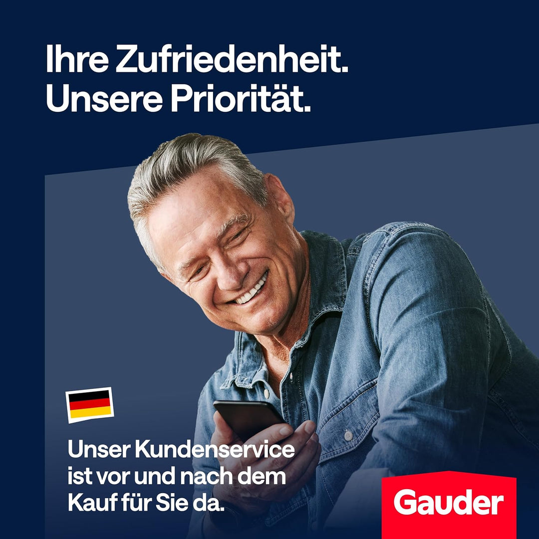 GAUDER Kabelbinder schwarz (80 kg Zugfestigkeit) - Extra starke und lange Kabelbinder für Kabelmanag