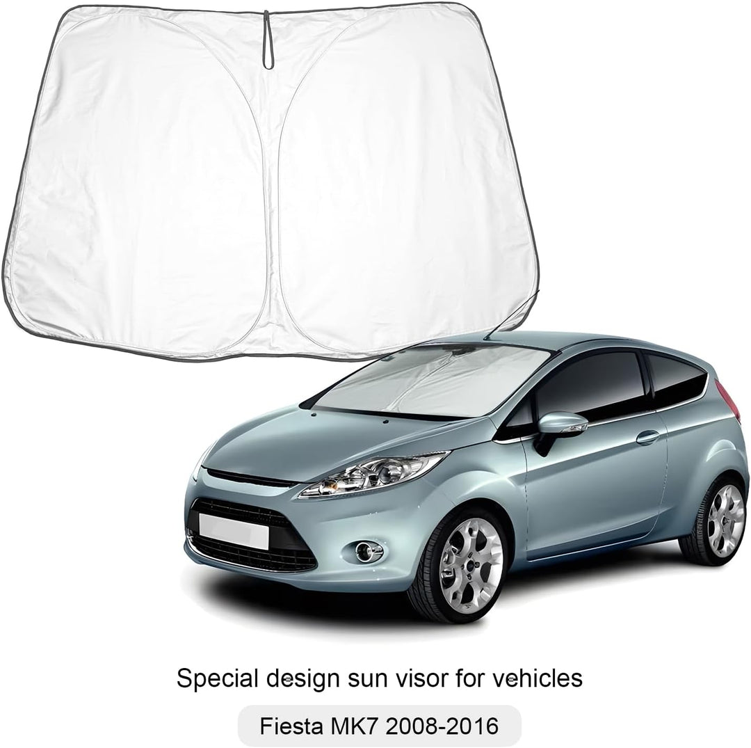 BIXUAN Fiesta MK7 Sonnenschutz kompatibel mit Ford Fiesta MK7 2008-2016 Windschutzscheibe für Fiesta