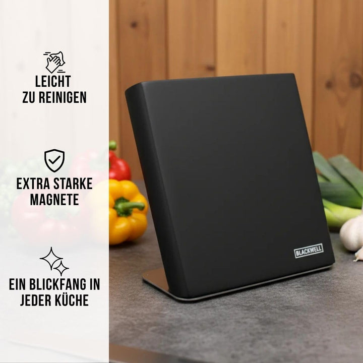 Blackwell Messerblock - Magnetisch Schwarz - ohne Messer