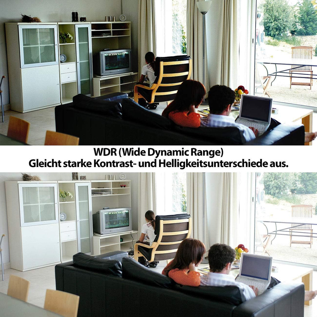 Somikon USB Camera: Autotracking-USB-Webcam mit Full HD, Super-WDR, 120°, Stereo-Mikrofon (PC Cam, P